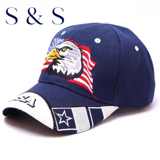 Stars & Stripes Eagle Baseball Cap