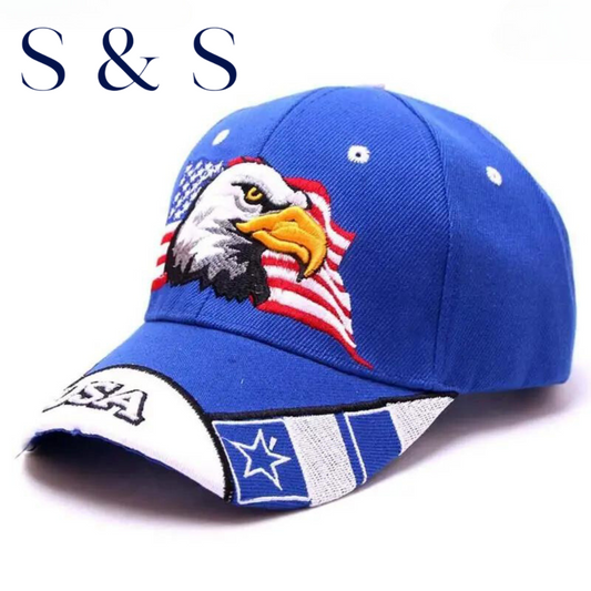 Royal Blue Eagle Baseball Cap